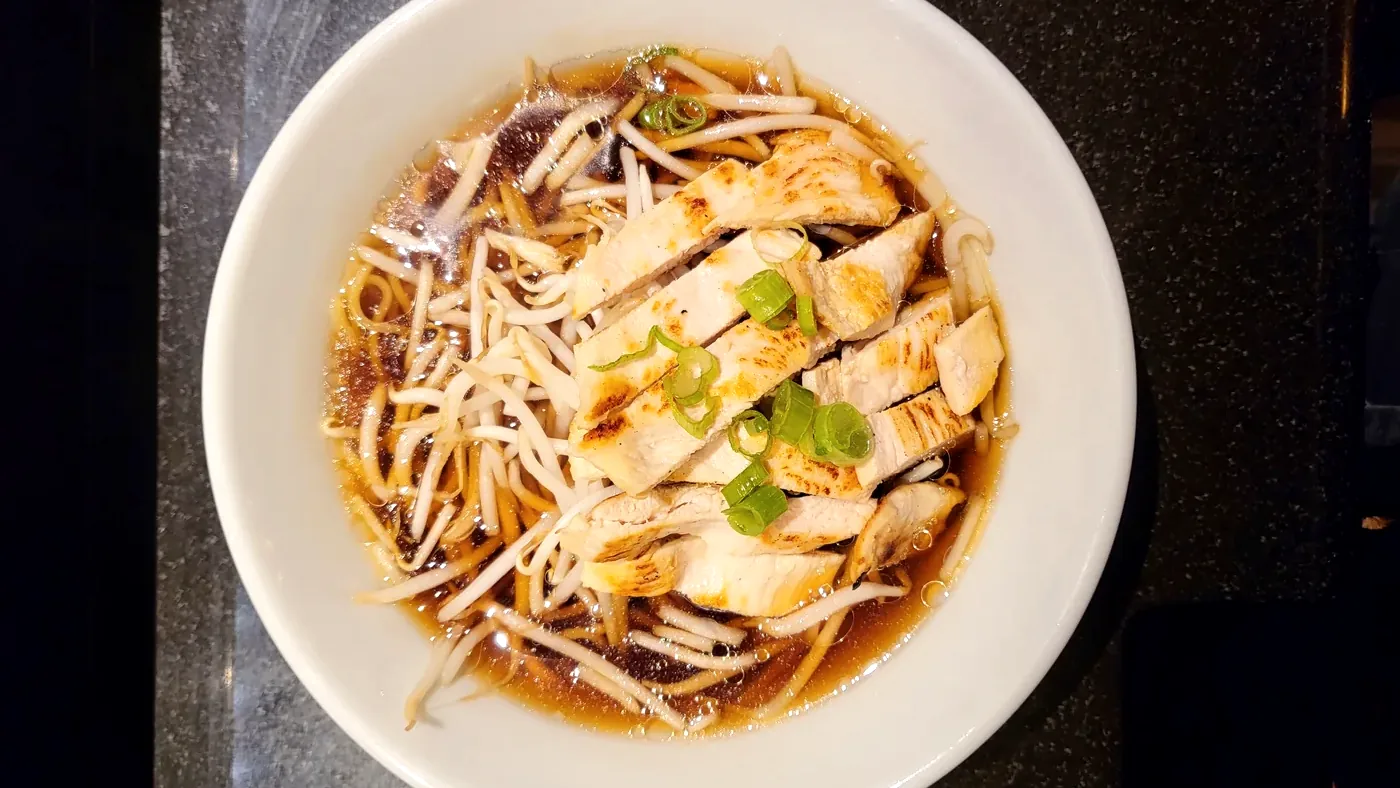 Shoyu ramen at Tokyo Roll & Noodle