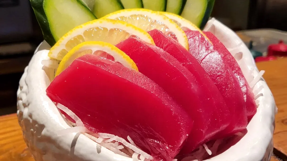 Tuna sashimi at Tokyo Roll & Noodle