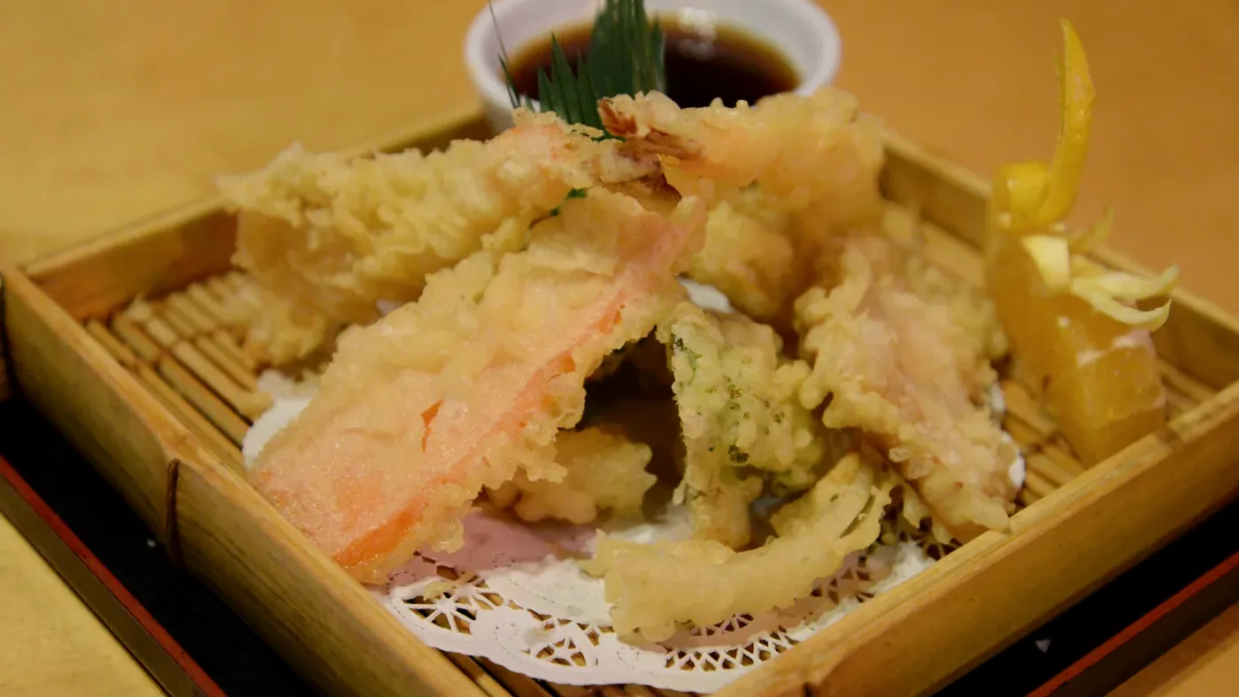 Mixed tempura at Tokyo Roll & Noodle