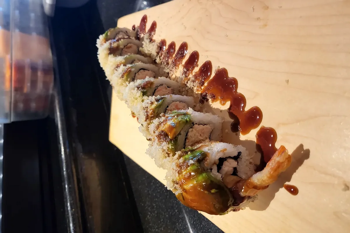 Crunch Caterpillar at Tokyo Roll & Noodle