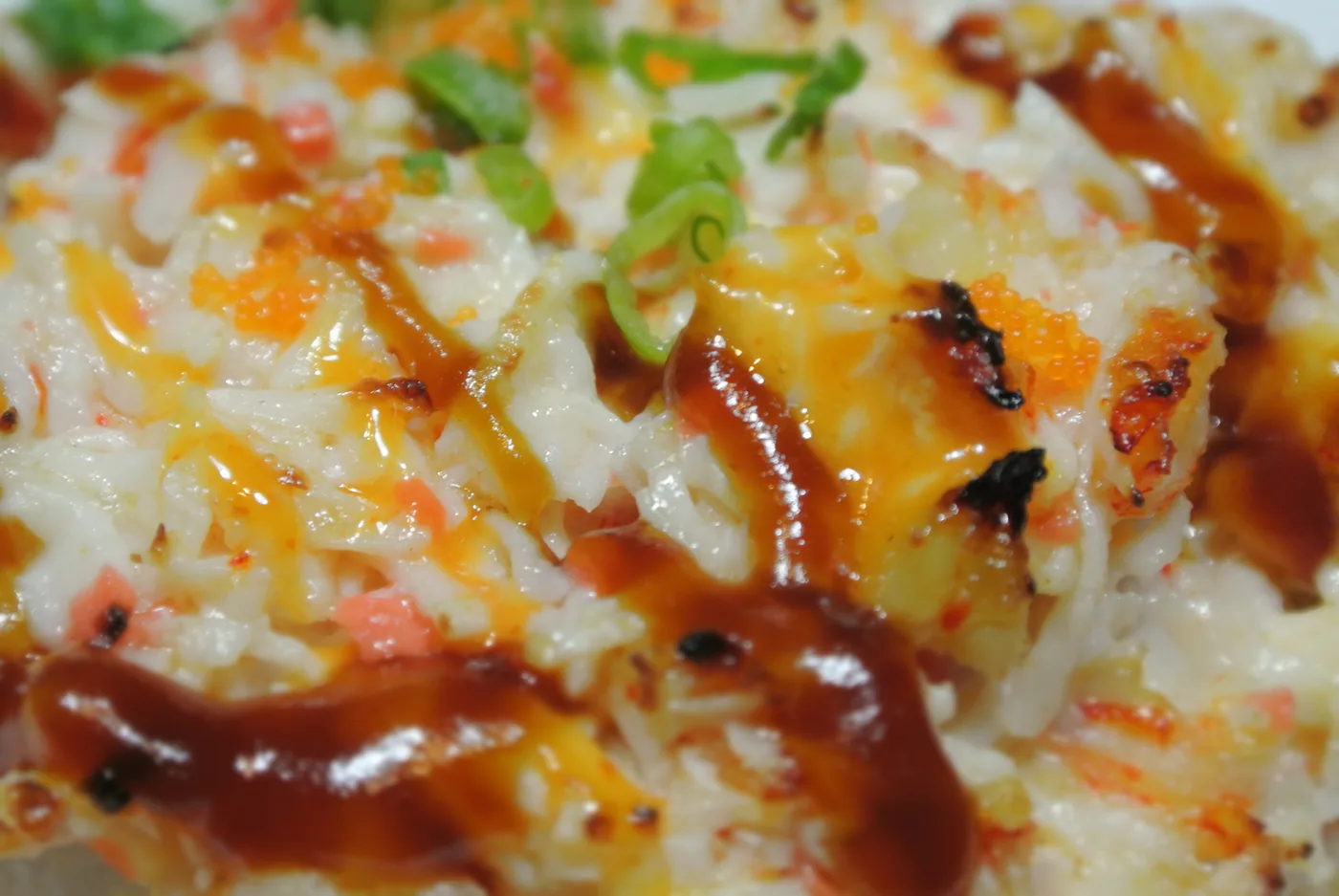 Rock 'N Roll - baked crawfish and imitation crab on a California roll